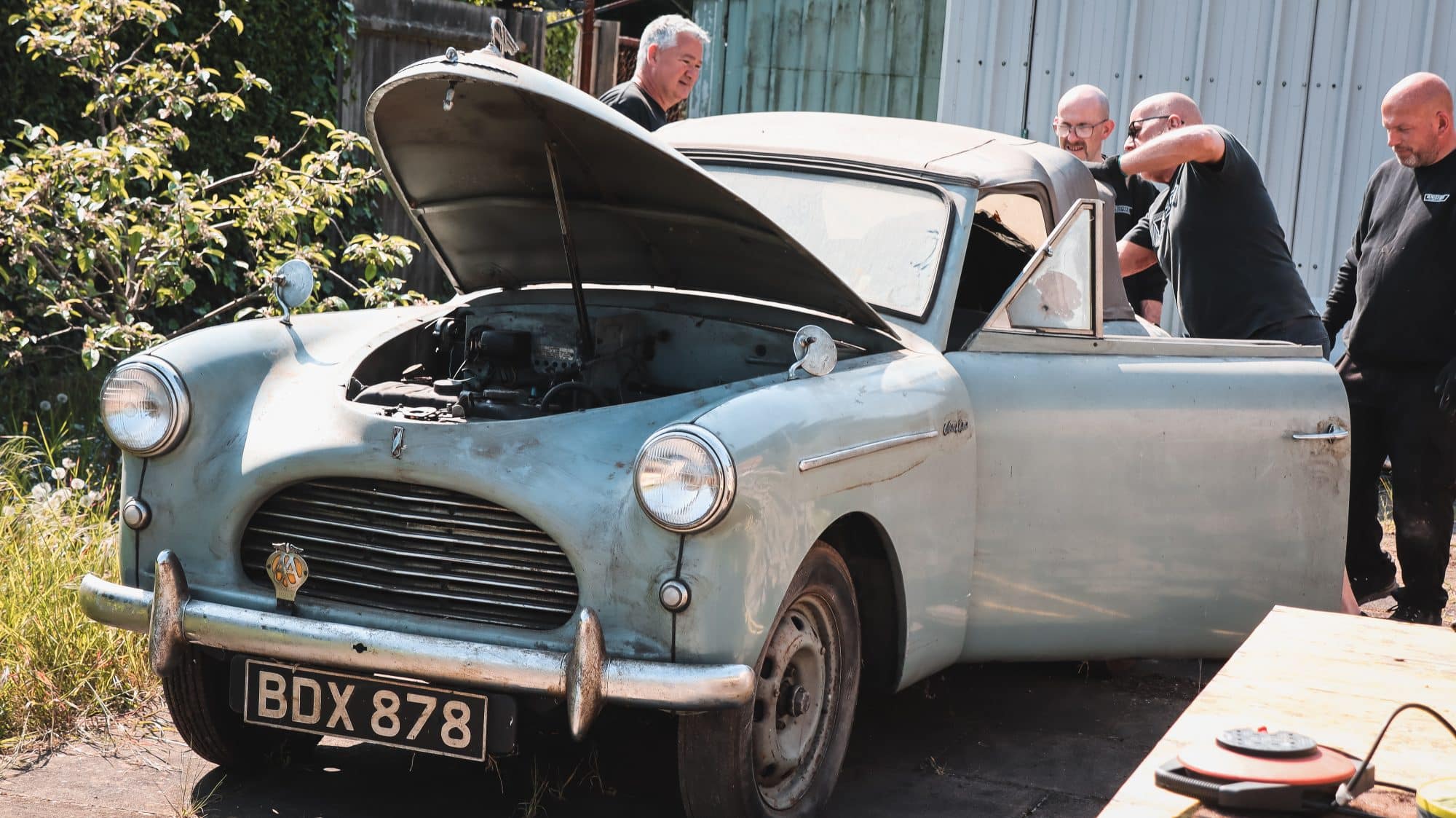 Austin A40 Barn Find and Arrival 13 1