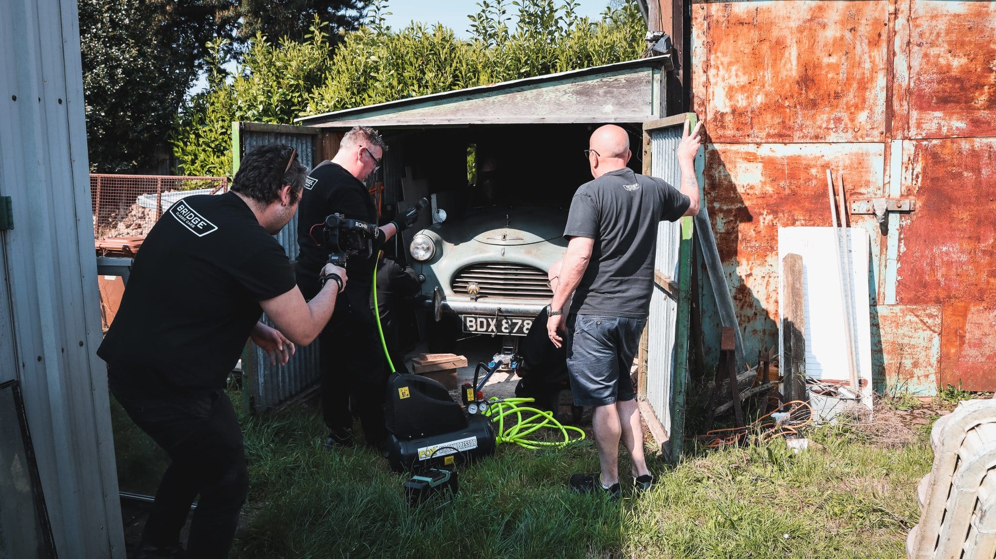 Austin A40 Barn Find and Arrival 3 1
