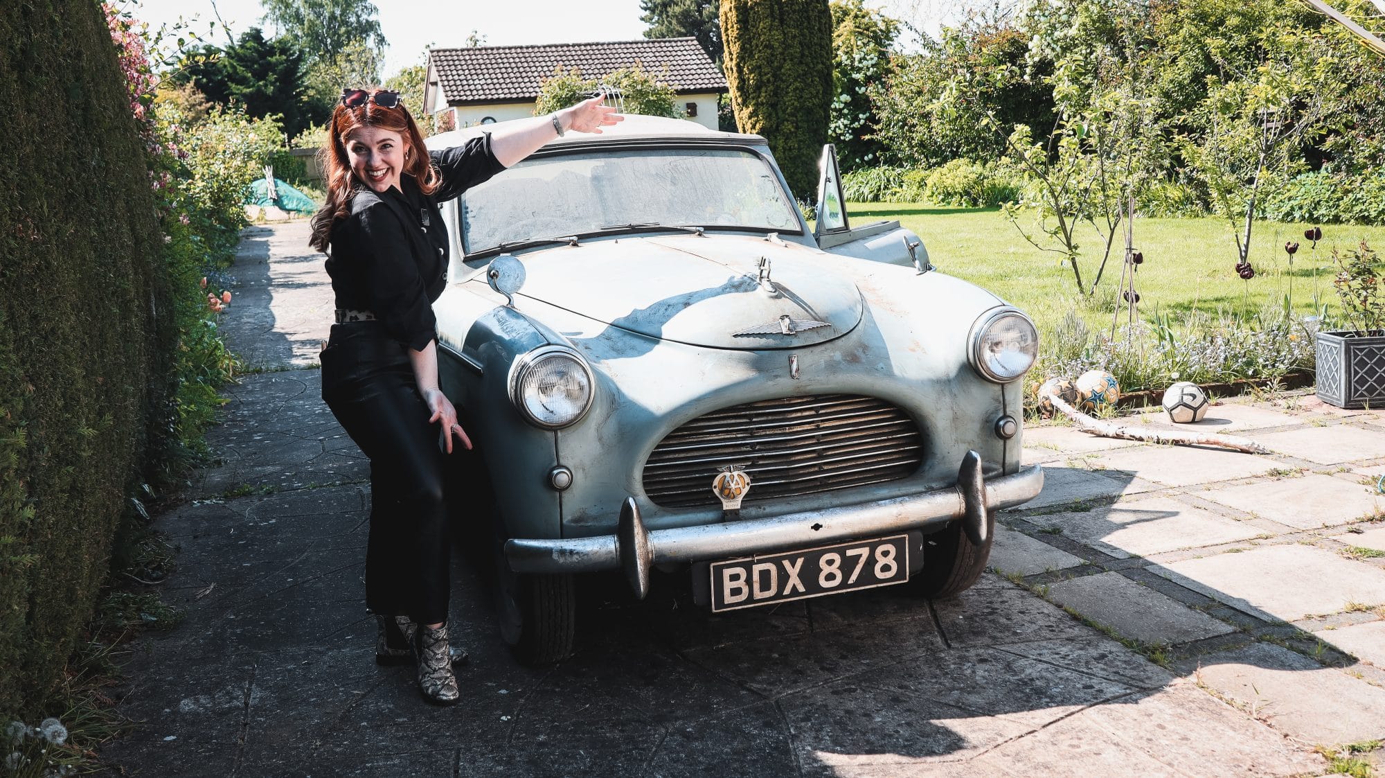 Austin A40 Barn Find and Arrival 44 1