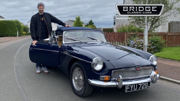 Another happy winner! Our 1971 MGB Roadster heads to its new home