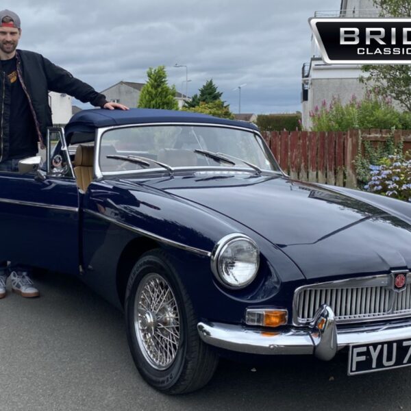 Another happy winner! Our 1971 MGB Roadster heads to its new home