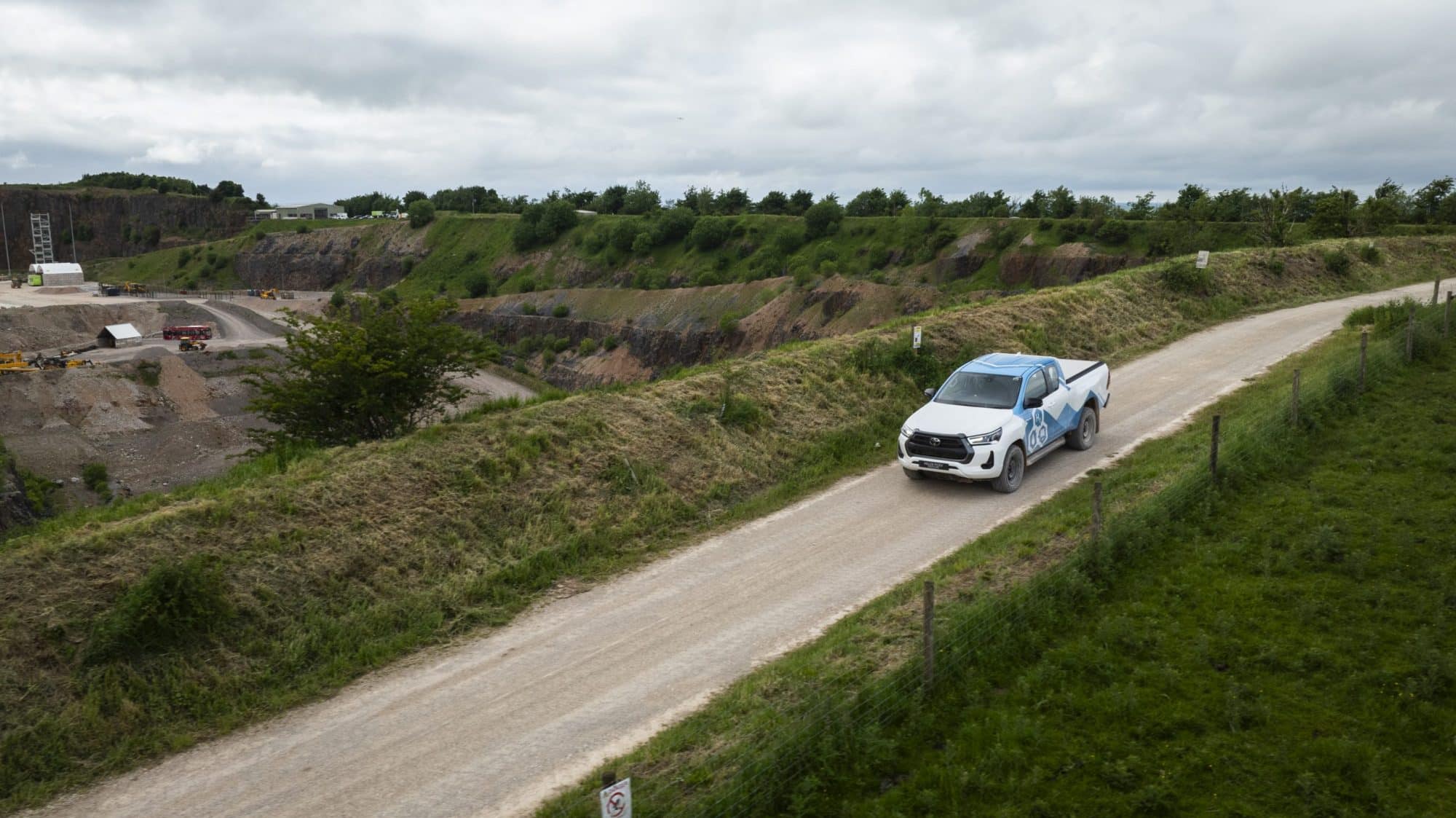  hydrogen fuel cell prototype Toyota Hilux