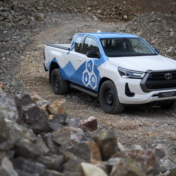  hydrogen fuel cell prototype Toyota Hilux