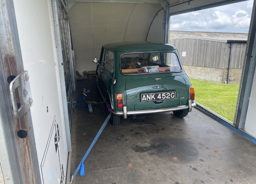 21062024 1968 Morris Mini 850 delivery back home 1 1