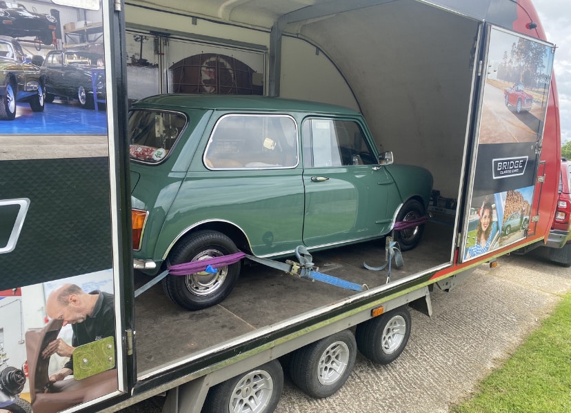 21062024 1968 Morris Mini 850 delivery back home 2 1