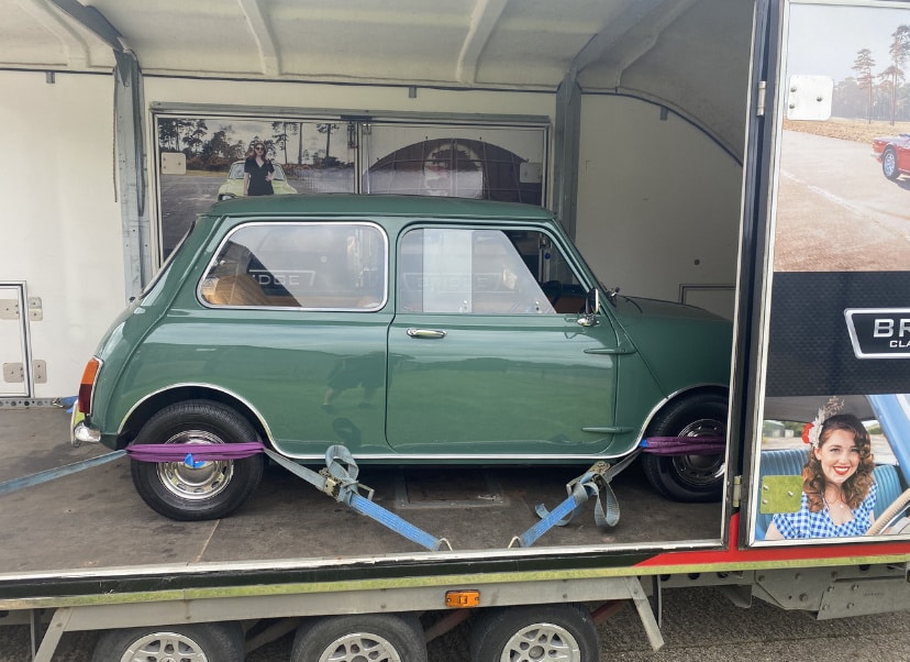 21062024 1968 Morris Mini 850 delivery back home 3 1