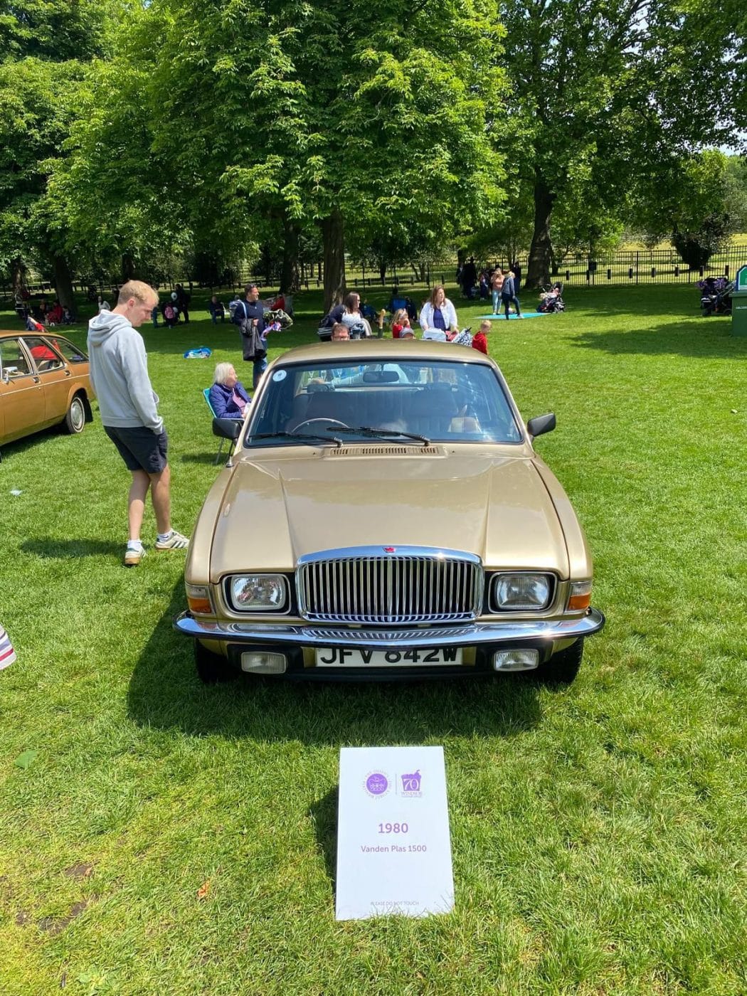 Vanden Plas before it arrived at Bridge Classic Cars 1 1
