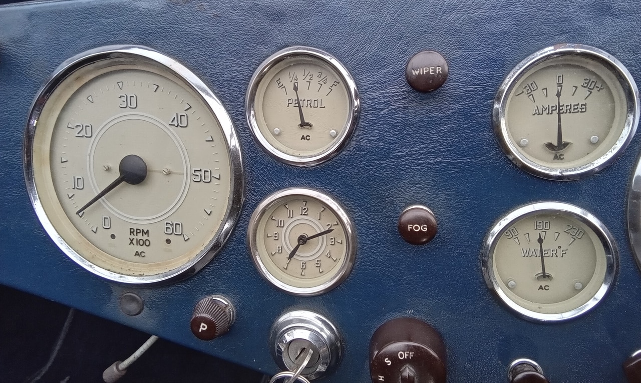 100724 1954 Daimler Conquest Roadster Run and Test 1