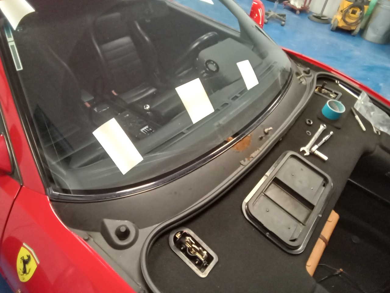 180724 Ferrari 355 scuttle repair 05 1