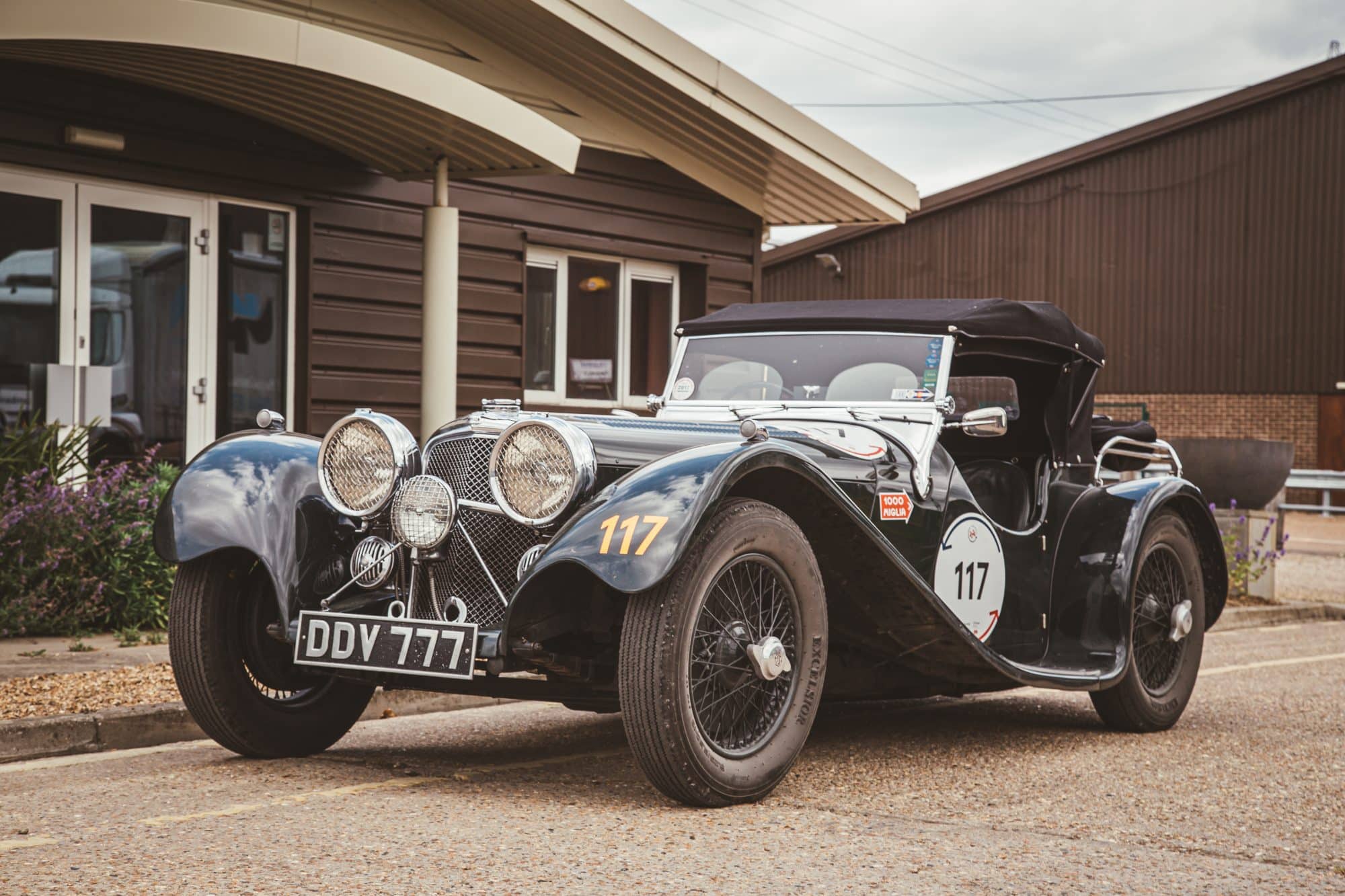 1939 Jaguar SS100 Back from Mille Miglia 1 1