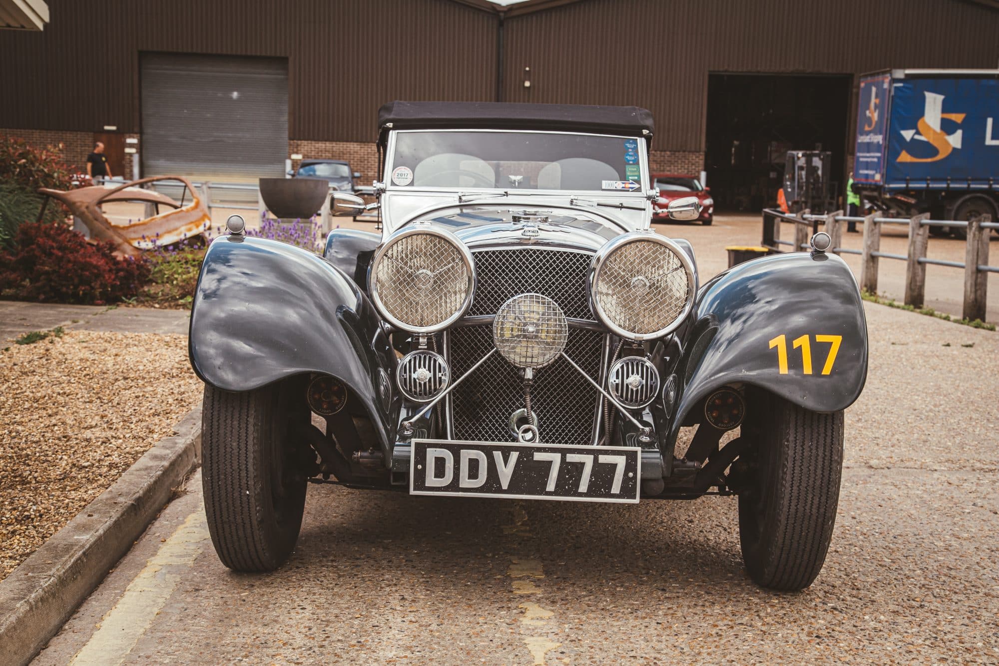 1939 Jaguar SS100 Back from Mille Miglia 2 1