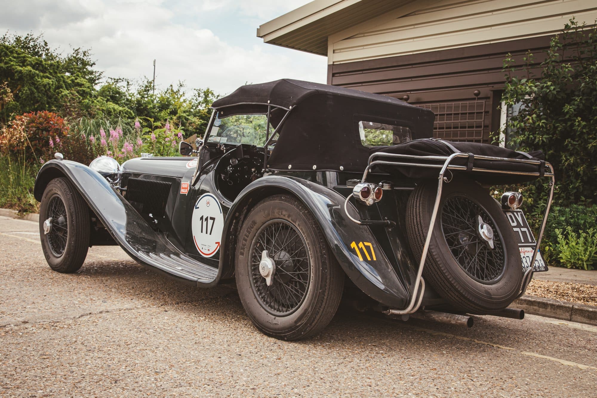 1939 Jaguar SS100 Back from Mille Miglia 3 1