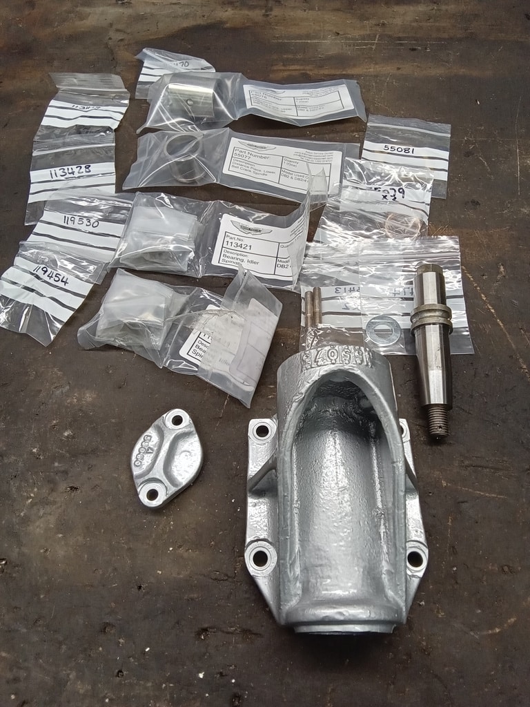 230724 1955 Aston Martin DB24 Drophead Steering Idler Build Up 8 1