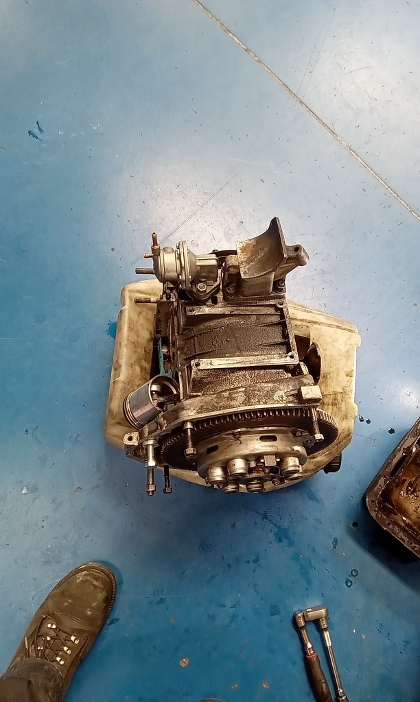 31072024 1963 Fiat 500 engine strip 11 1