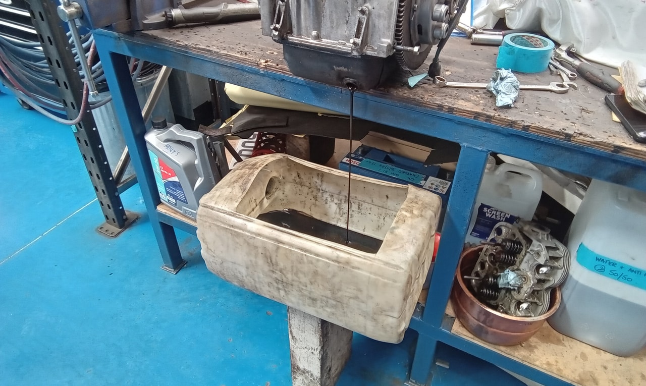 31072024 1963 Fiat 500 engine strip 2 1