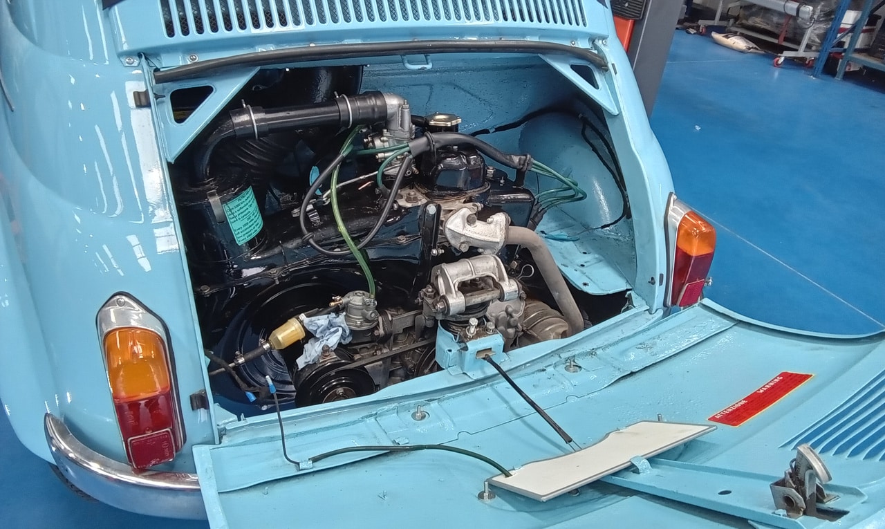 31072024 1963 Fiat 500 engine strip 45 1