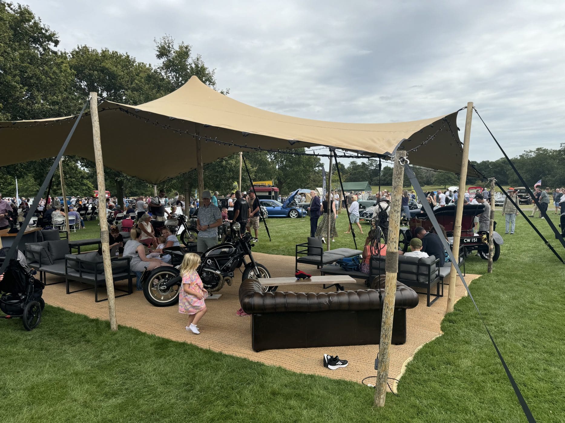 04082024 Helmingham Hall Festival of Classic and Sports Cars set up and BTS images 10 1