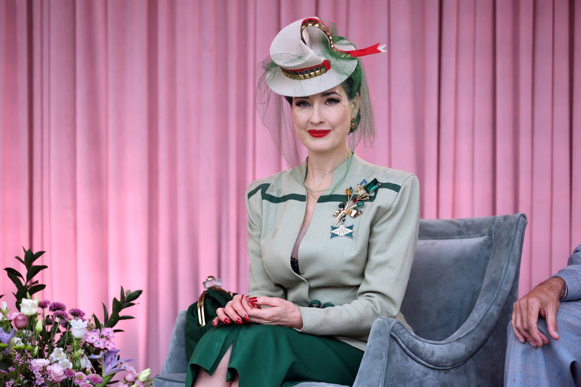 Dita Von Teese at the Revive Thrive Stage. Ph. by PA 1