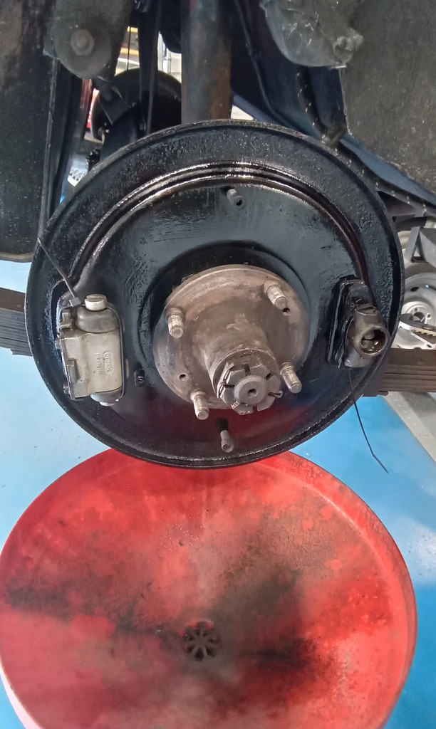 181024 1956 Jensen 541 Brake Strip and Service 11 1
