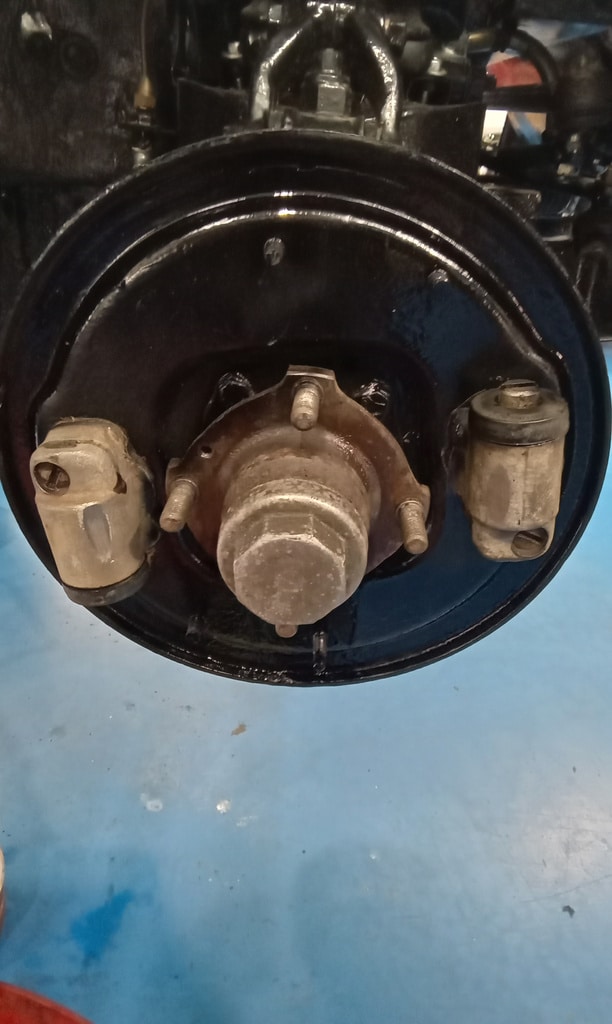 181024 1956 Jensen 541 Brake Strip and Service 6 1