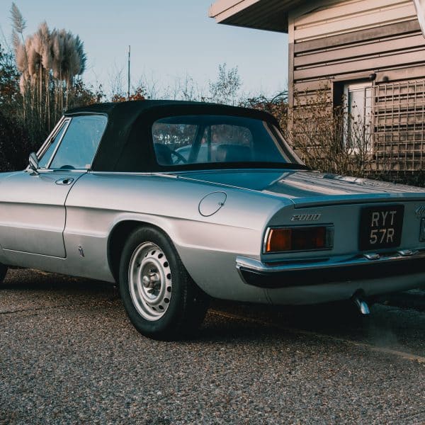 1977 alfa romeo spider arrival for storage 2