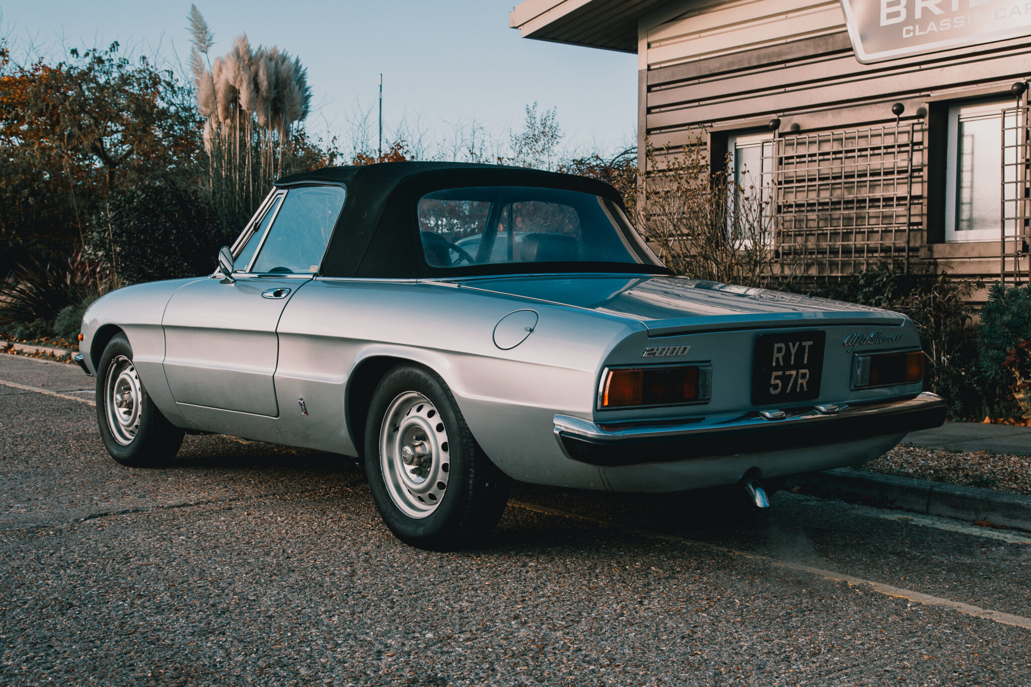 1977 alfa romeo spider arrival for storage 2