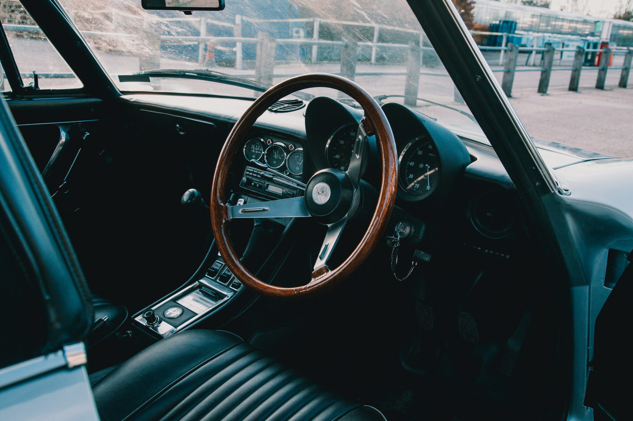 1977 alfa romeo spider arrival for storage 3