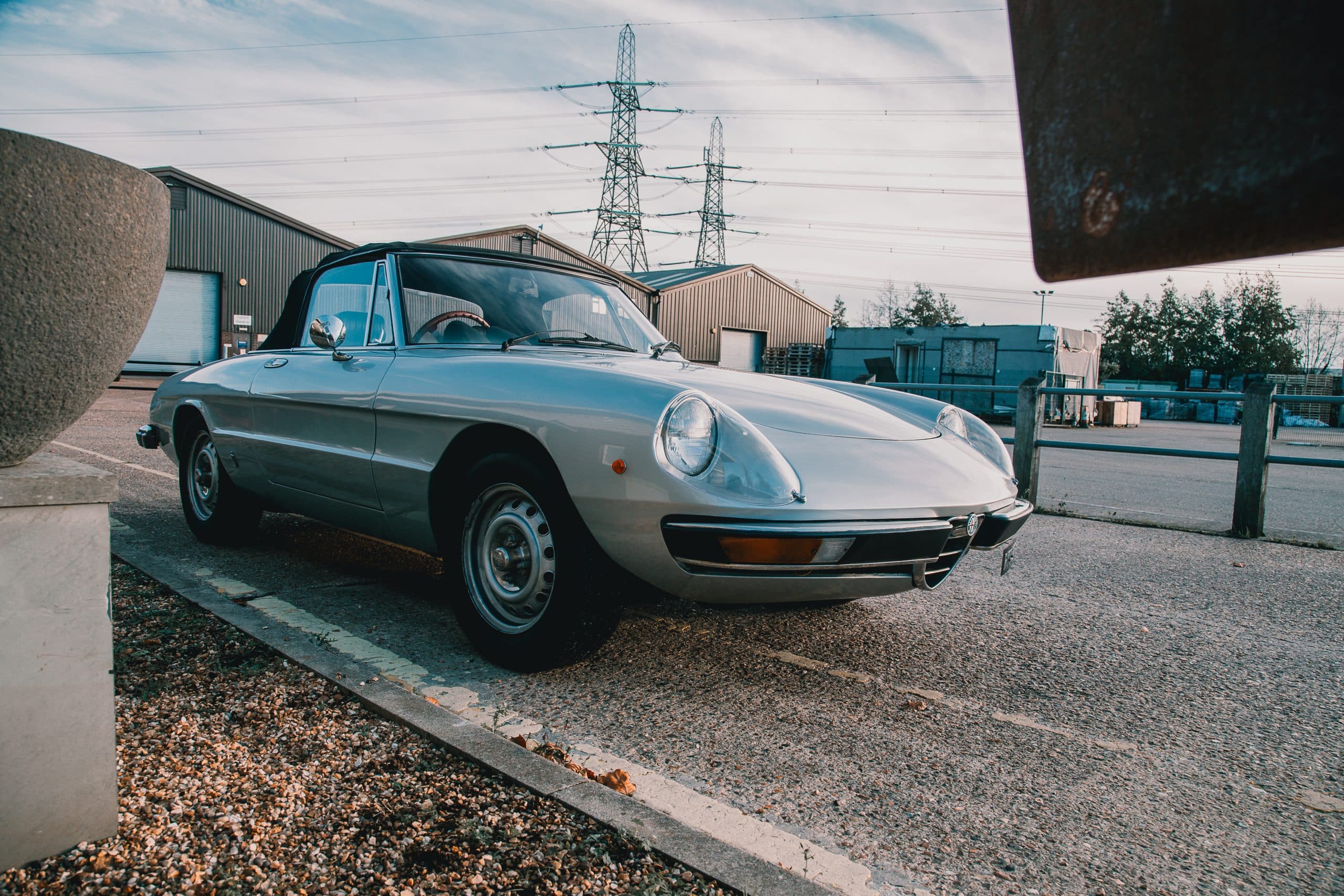 1977 alfa romeo spider arrival for storage 6