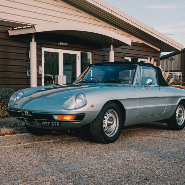 1977 alfa romeo spider arrival for storage