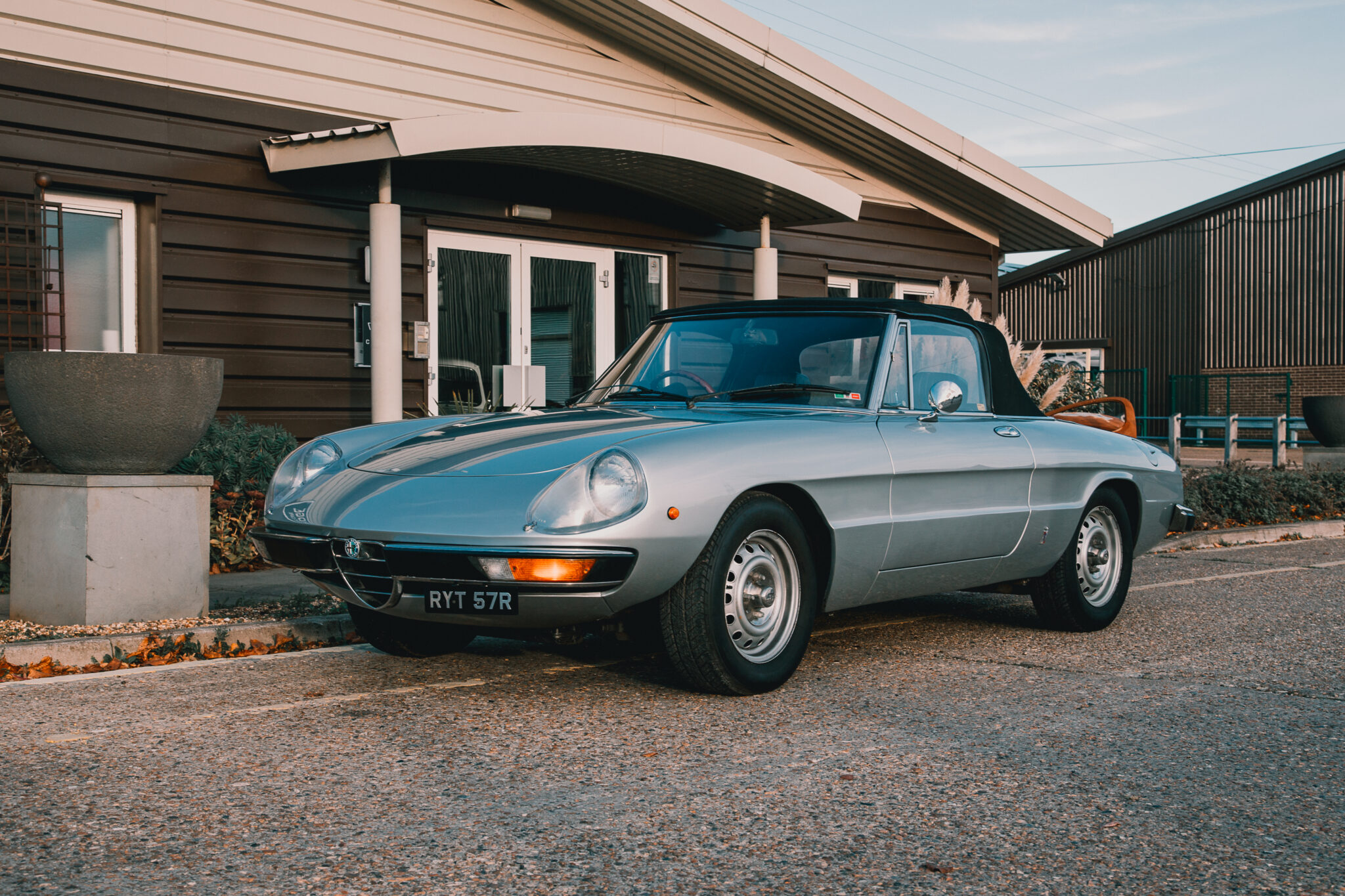 1977 alfa romeo spider arrival for storage