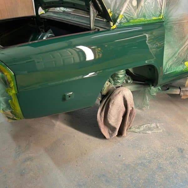 1977 triumph 2500tc paint preparation 08