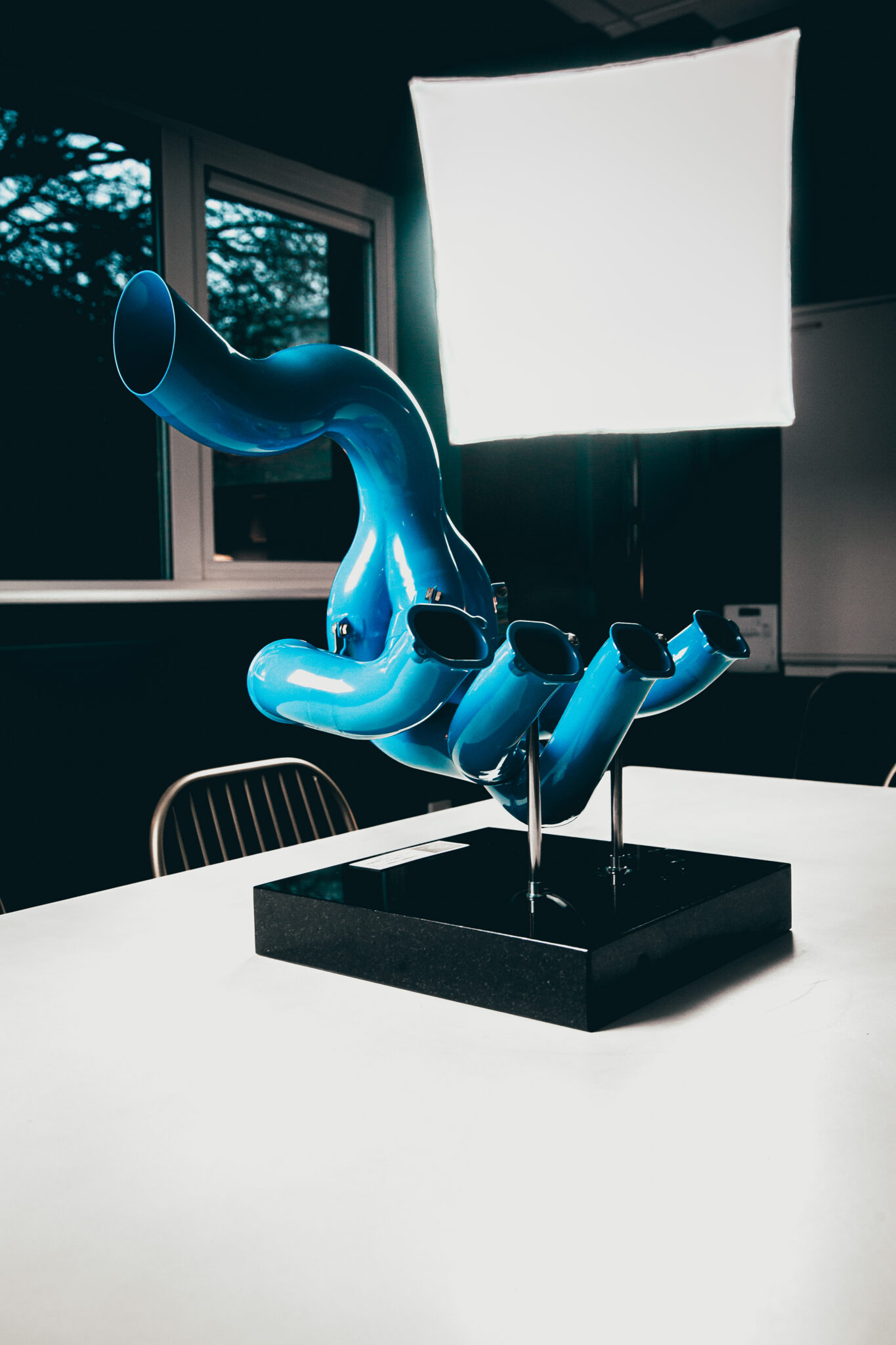 blue manifold sculpture 4