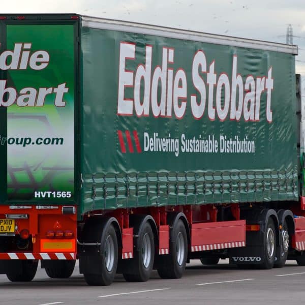 the new eddie stobart high volume envirotrailer