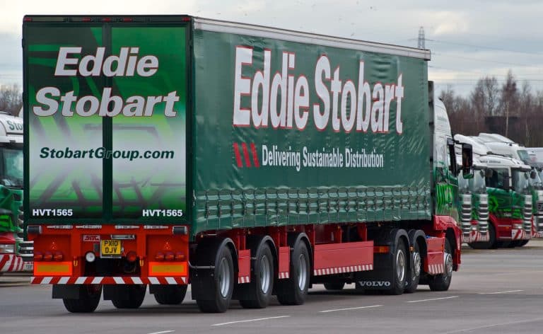 the new eddie stobart high volume envirotrailer