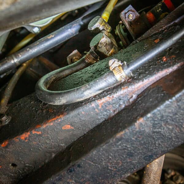 1969 aston martin db6 volante underside reference 49