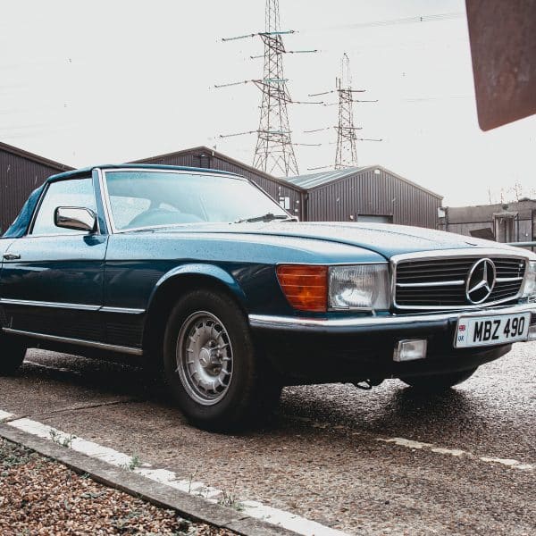 1985 mercedes benz 500sl arrival photos 6