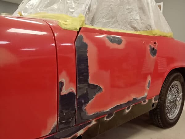 24012025 1980 MG Midget paint prep 13