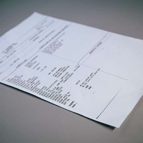 1969 aston martin db6 original order form 1