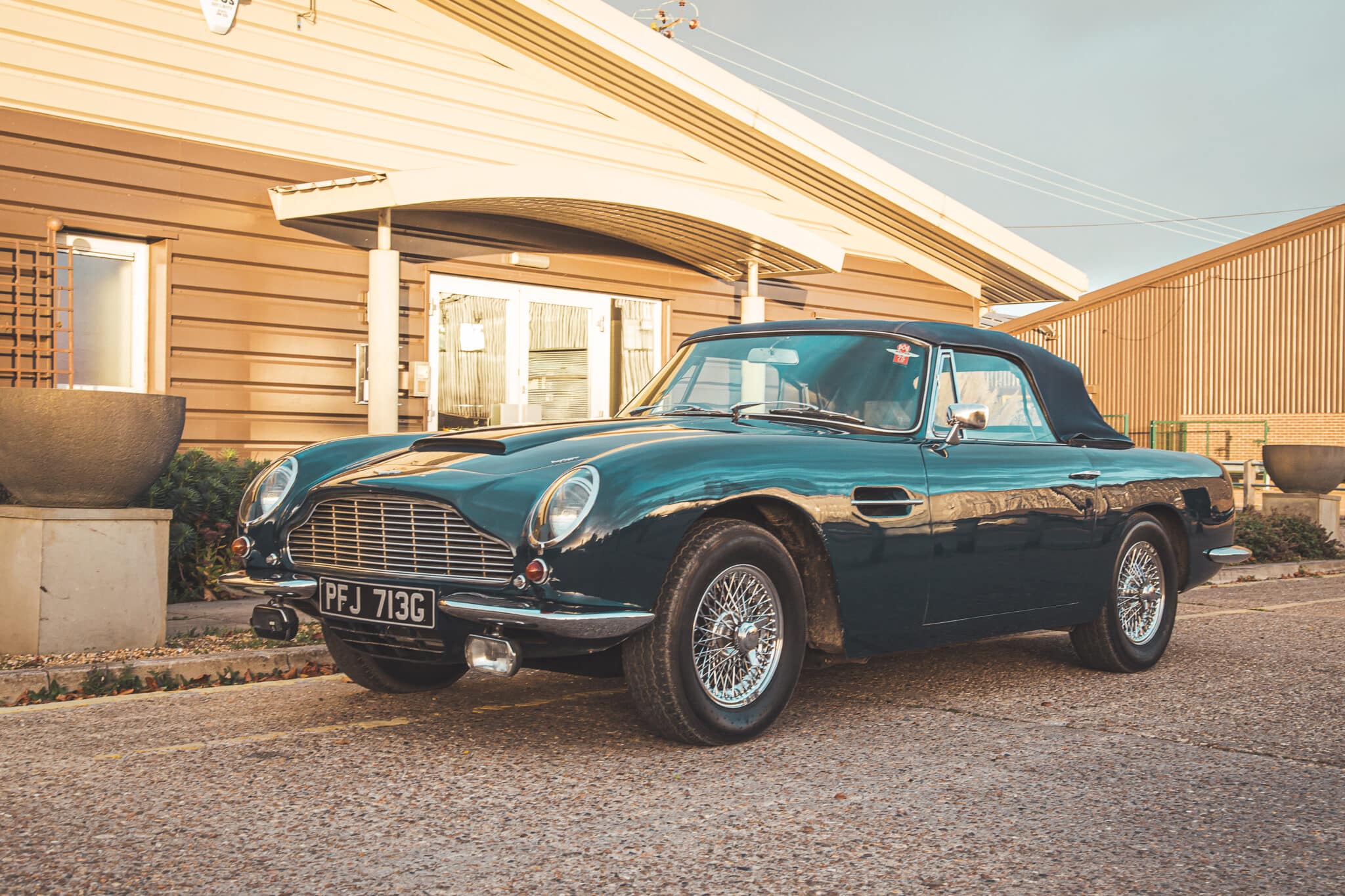 1969 aston martin db6 volante arrival