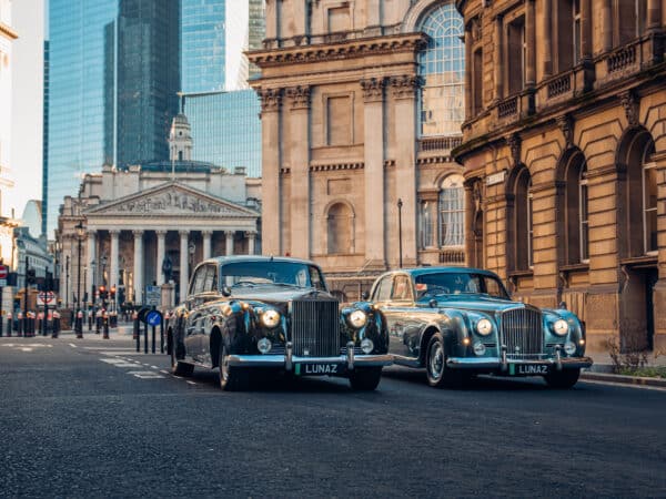 r r silver cloud and bentley by lunaz