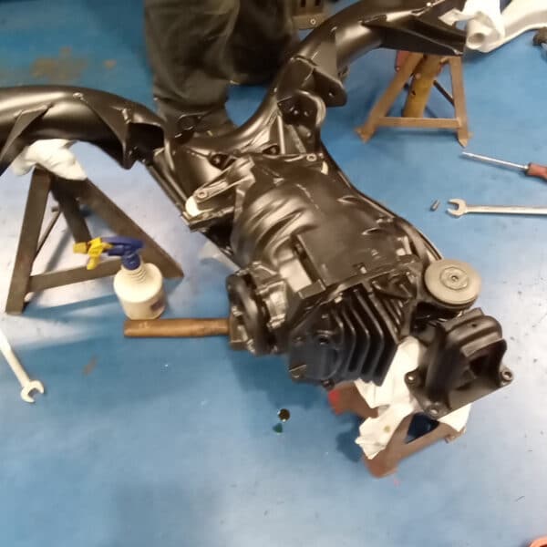 140325 mercedes 500sl rear axle work 12