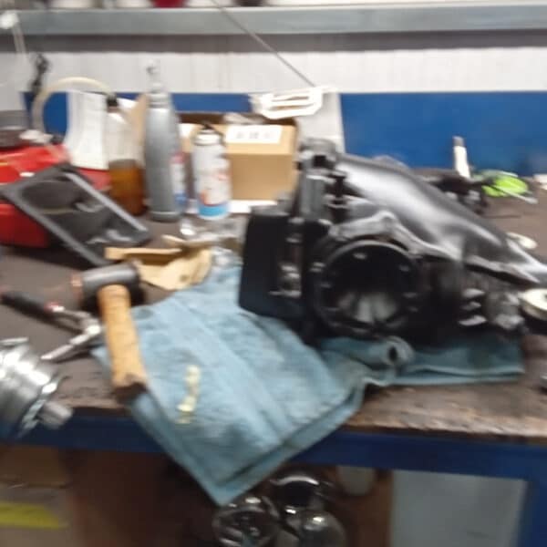 140325 mercedes 500sl rear axle work 18