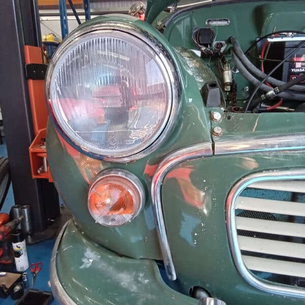 17032025 1968 morris minor traveller misty headlamps (1)