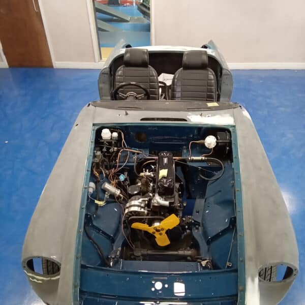 27.03.2025 1973 mg b roadster blue filler work complete (3)
