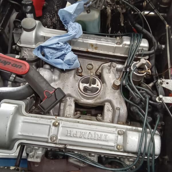 27.03.2025 1974 triumph stag white appraisal,cooling system leak (16)