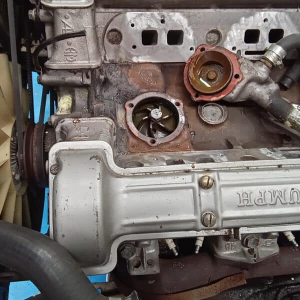 27.03.2025 1974 triumph stag white appraisal,cooling system leak (38)