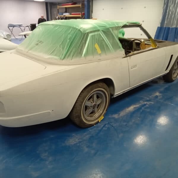 27.03.2025 1976 jensen interceptor blue body work 3 (4)