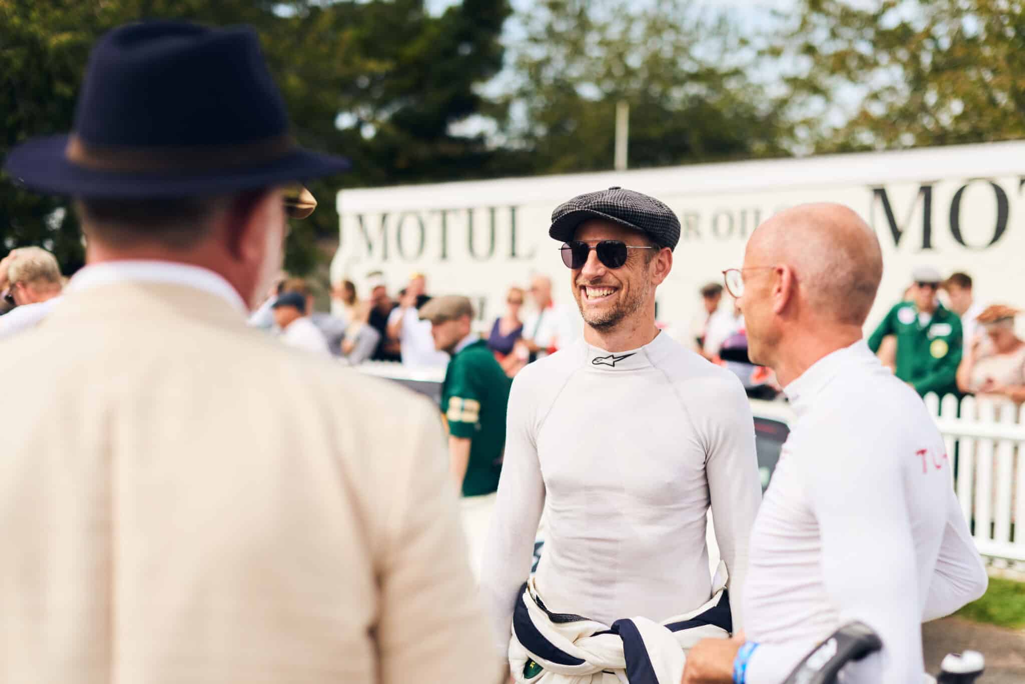 jenson button at the 2023 goodwood revival. ph. by jonathan james wilson.