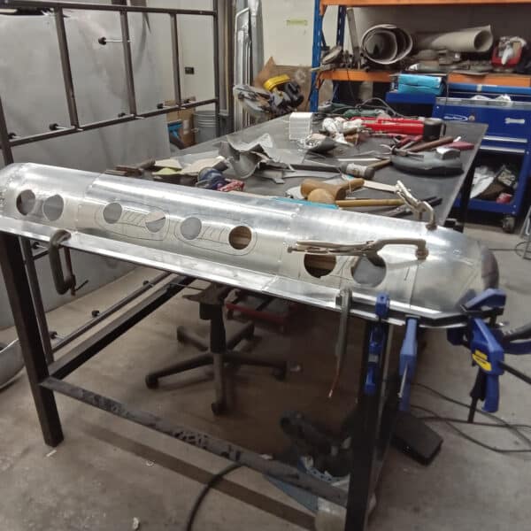 03.04.2025 1955 aston martin db24 drophead reapir on bonnet (2)