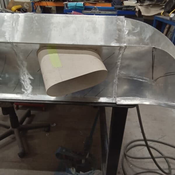 040425 1955 aston martin db24 drophead welds cleaned and new brake ducts